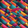 colorful asymmetrical pattern