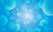 © wungkal - blue bokeh background. blue bubbles. circle.