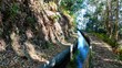 Levada Wanderung auf Madeira, Bewässerungskanäle in der Landschaft