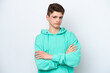 © luismolinero - Teenager Russian man isolated on white background making doubts gesture while lifting the shoulders
