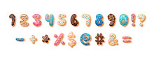 Christmas icing font vector concept