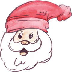 Wall Mural - santa claus cartoon