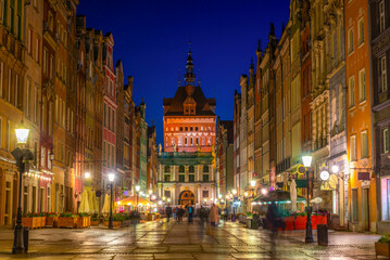 Canvas Print - Golden Gates in Gdansk