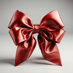 Wall Mural - red gift bow