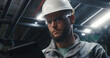 © Framestock - Close up of professional Caucasian engineer using digital tablet computer on industrial manufacturing factory. Heavy industry specialist in safety uniform, goggles and hard hat works on modern plant.