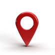 © marcos - 3d pin domain marker red maps location