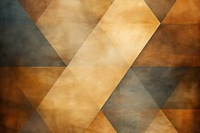 Texture Background Vintage Faded Stressed Pattern Random Shapes Amond Triangles Blocks Squares Angled Gray Design Brown Abstract Geometric Diagonal Tan