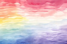 Colors Bright Pastel Illustration Imperfect Decoration Good Pattern Painted Seamless Ink Watercolor Drawn Hand Background Rainbow Splattered Gradient Set