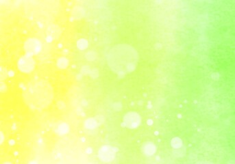 abstract bokeh green yellow shiny background