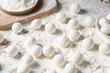 © zhikun sun - raw sweet dumping or tangyuan.traditional Chinese food .