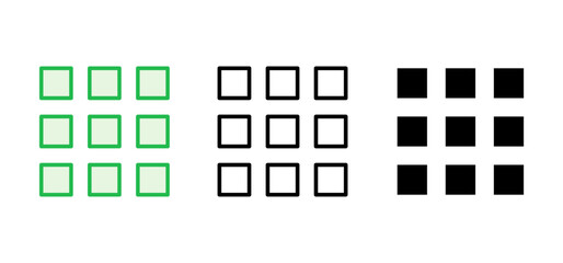 Menu Icon set. web menu icon. hamburger menu symbol