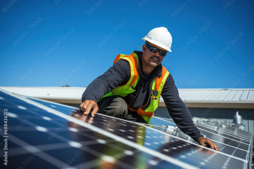 Sun Power Oversight, Engineer Monitors and Maintains the Solar Farm's Energy Harvesters