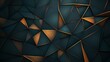 minimalist mathematics, hyperbola parabola patterns, kaleidoscopic, copper-leaf on textured dark-teal paper, copy space, 16:9