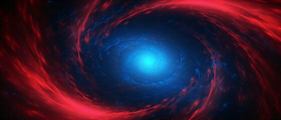 Wall Mural - Circular starburst explosion texture creating a captivating sense of motion and cosmic energy. Fantasy fractal texture abstract spiral neon background. Generative ai