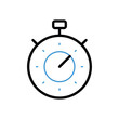 Stopwatch icon vector stock illustration
