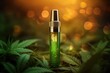 CBD Vape: Cannabis Concentrates and Vape Juices in Weed Vape Pens for THC Oil. Simple Electronic Device for CBD Vape Oils