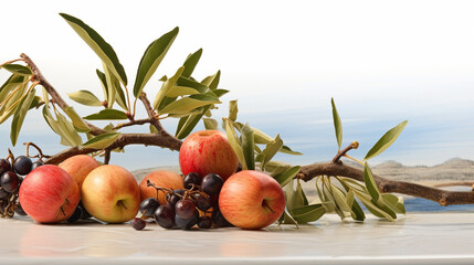 Canvas Print - apples on the tree