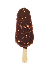chocolate icecream choc-ice on stick