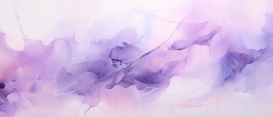 Wall Mural - pastel purple abstract painting watercolor style