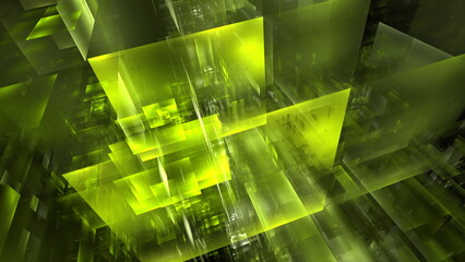 Wall Mural - futuristic abstract light, perspective, glowing background, technology design, science wallpaper, tu