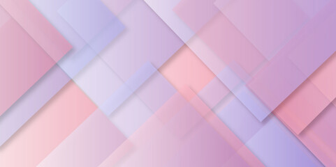 Wall Mural - Minimal simple pink and purple abstract modern background design. Abstract modern technology and business concept pink,purple geometric shine and layer elements texture pattern presentation background