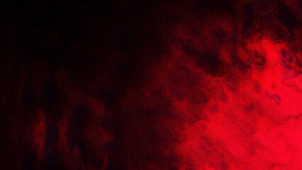 Wall Mural - red smoke on black background.horror sky background fantasy style	