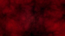 Red Clouds - Expanding And Contracting Mass Of Matter - Seamless Loop