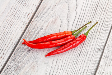 Hot and spicy chili pepper