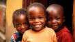 Smiling african kids