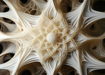 Absract Dynamic Organic Background. Biomorphic design free form surface. Fractal organic structure.