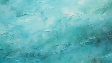 Wall Mural - cyan impasto paper texture , background