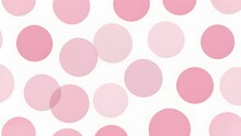 Seamless Pattern With Pink Hearts