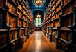 © Larisa AI - Interior of church library