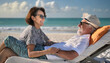 © franzdell - coppia persone anziane spiaggia relax mare