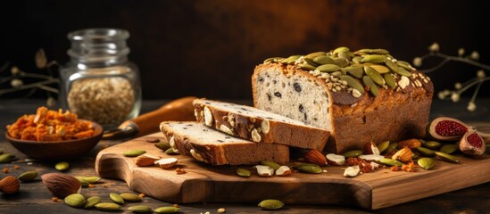 Sticker - nutritional bread with nuts and seeds