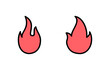 © OLIVEIA - Fire icon set illustration. fire sign and symbol