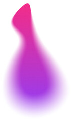 Wall Mural - Purple Blur Gradient Blob Graphic Element
