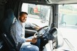 © Serhii - Portrait of a indian truck driver.