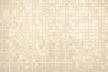 cream light ceramic wall chequered and floor tiles mosaic background in bathroom, kitchen. design pa