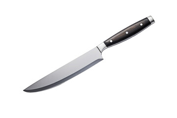 A sharp fruit knife on a white transparent background