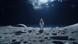 footage of landing on the moon, moon's surface, lunar photography