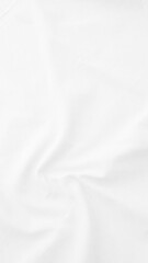 Poster - Organic Fabric cotton backdrop White linen canvas crumpled natural cotton fabric Natural handmade linen top view background  organic Eco textiles White Fabric linen texture