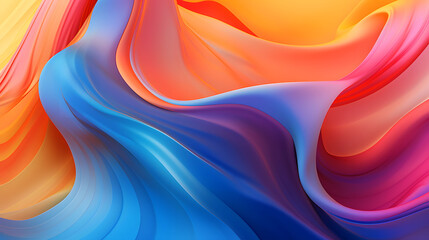 abstract colorful background with waves