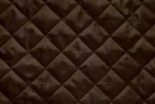 Quilted Lining Fabric Texture Background.