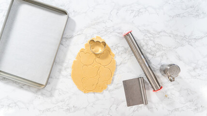 Sticker - Panda shaped shortbread cookies with chocolate icing