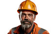 Professional Miner With Uniform Isolated on a Transparent Background PNG.
