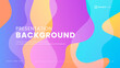 Colorful colourful vector modern abstract simple background with wave and liquid elements vector illustration Minimalist modern graphic design presentation background concept for banner, flyer, card