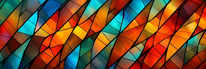 Wall Mural - Stained Glass Background Images