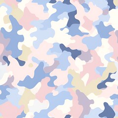 Wall Mural - pastel camouflage pattern