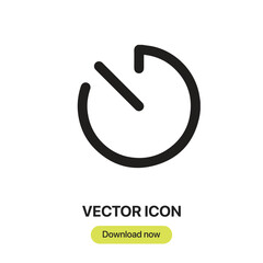 Fototapete - Time Lapse icon vector. Linear-style sign for mobile concept and web design. Time Lapse symbol illustration. Pixel vector graphics - Vector.	
